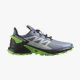 SALOMON SUPERCROSS 4 TRAIL RUNNING SHOE BLUE/GREEN