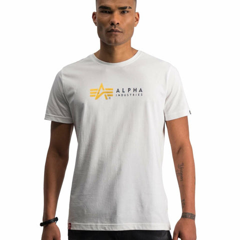 Alpha T - Gold Foil Print White