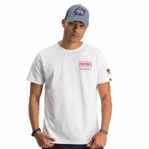 Alpha T - NASA Badge White