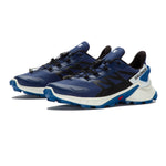 SALOMON SUPERCROSS 4 TRAIL RUNNING SHOE BLUE/WHITE